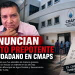 Denuncian trato prepotente a ciudadano en CMAPS